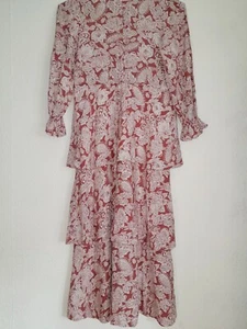 Damen Rüschensaum Maxi Kleid - Bild 1 von 4