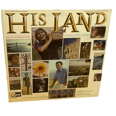 Cliff Richard & Cliff Barrows His Land (Vinyl, 1970) Light LS-5532-LP VG+ LP Foto 1 de 4