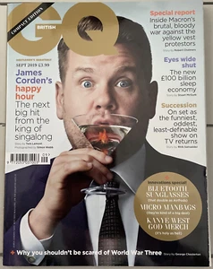 GQ British MAGAZINE SEPTEMBER 2019 JAMES CORDEN - Fashion Lifestyle Cars Food - Picture 1 of 23