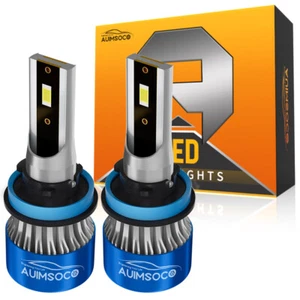 H11 LED Headlight 6000K Low Beam Bulbs Conversion Kit Crystal White 2PCS 6000K - Foto 1 di 12