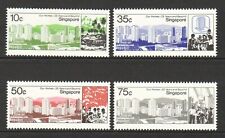SINGAPORE 1985 25TH ANNIV. OF PUBLIC HOUSING COMP. SET 4 STAMPS SC#469-472 MINT