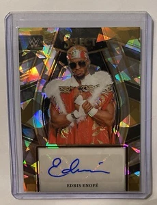 2024 Panini Select WWE - Edris Enofe, Auto, Parallel, Gold/Black Prizm, SL-EEF - Picture 1 of 2