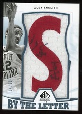 Alex English 2013-14 SP Authentic Auto Patch Relic by the Letter #d 14/35 S
