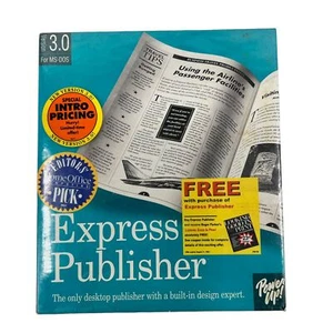 POWER UP EXPRESS PUBLISHER 3.0 FOR MS-DOS- Built in Design Expert - Picture 1 of 6