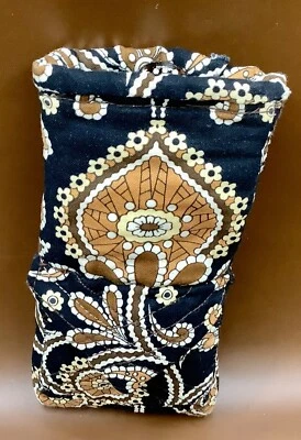 Glasses Case Vera Bradley Cafe Latte Fabric *read* Handmade - Image 1 of 4