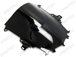 Smoke Black Double Bubble Windscreen Windshield 2015-2018 Yamaha YZF R1 R1M R1S - Picture 1 of 4