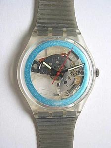 SWATCH + VARIANTE DUMMY + HOMBRE + GK113P1 DISCO AZUL + MUY RARO - Imagen 1 de 1