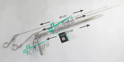 Jesperg Esofagoscopio Varilla Cervical Esofágico Extracción Cuerpo Extraño Juego de 3 Piezas C-T Foto 1 de 4