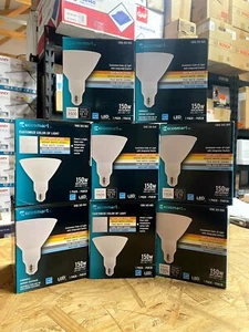 EcoSmart 150-Watt PAR38 Dimmable CEC Flood LED Light Bulb G117P385DUO (8-Pack) - Picture 1 of 3