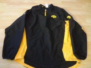 Men's Iowa Hawkeyes Baseball L Warmup Jacket Bullpen Majestic CoolBase - Picture 1 of 2