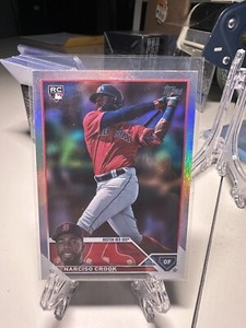 2023 Topps Update Rainbow Foil Narciso Crook RC US 186