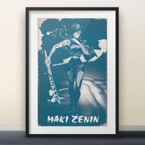 Maki Zenin - Jujutsu Kaisen Anime Manga - 11x17 Glossy Poster wallart art Shonen - Picture 1 of 3