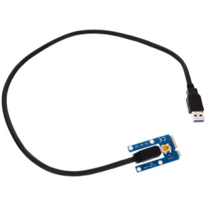 Cable USB + Extensión de factor de forma de gráficos de minería de piezas de tarjeta pequeña - Imagen 1 de 12
