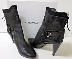 Isabel Marant Boot Redford Ankle Boots High Heel Shoes NEW IN BOX Size 37 $1170 - Picture 1 of 7