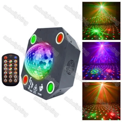 DJ Disco Party LED lights 120 Pattern Effect Stage Laser Light Magic Ball Lights - Image 1 of 4