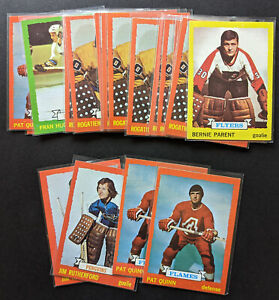 1973-74 TOPPS HOCKEY CARD  U-Pick  1 to 99 Mix of High and Mid grade.  Lot # 1