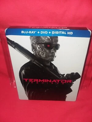 Terminator: Genisys Steelbook (blu-ray/DVD 2015) + Digital Code Like New - Image 1 of 4