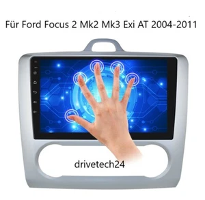 9" Android 10 Autoradio GPS Navigation Für Ford Focus 2 MK2 MK3 Exi AT Wifi USB - Bild 1 von 8