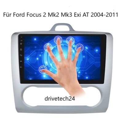 9"  Android 10 Autoradio GPS Navigation Für Ford Focus 2 MK2 MK3 Exi AT Wifi USB - Bild 1 von 4