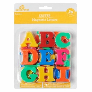 Alphabet Colorful Magnetic Letters, 26 Count, New in Package - Picture 1 of 1