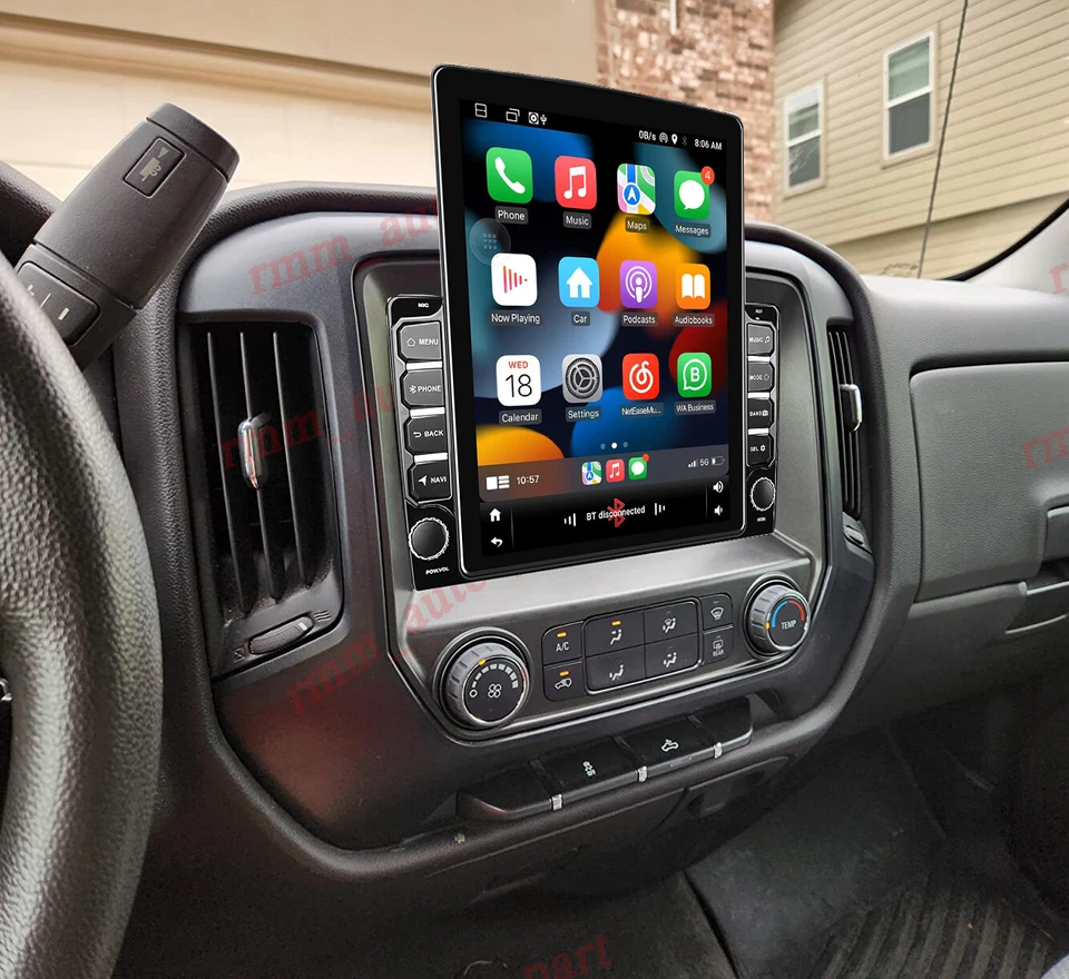 Car Radio Carplay Android For 2014-2018 GMC Sierra 1500 2500 3500 Stereo Foto 1 de 4