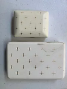 Menge 2 Vintage Krementz Schmuckgeschäft Boxen leer - Bild 1 von 5