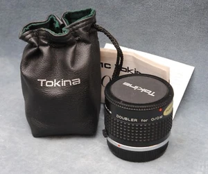 DOBLE RMC ROKINA 7 ELEMENTOS 2X PARA OLYMPUS MF OM, JAPÓN, CON TAPAS, ESTUCHE, IB - Imagen 1 de 1
