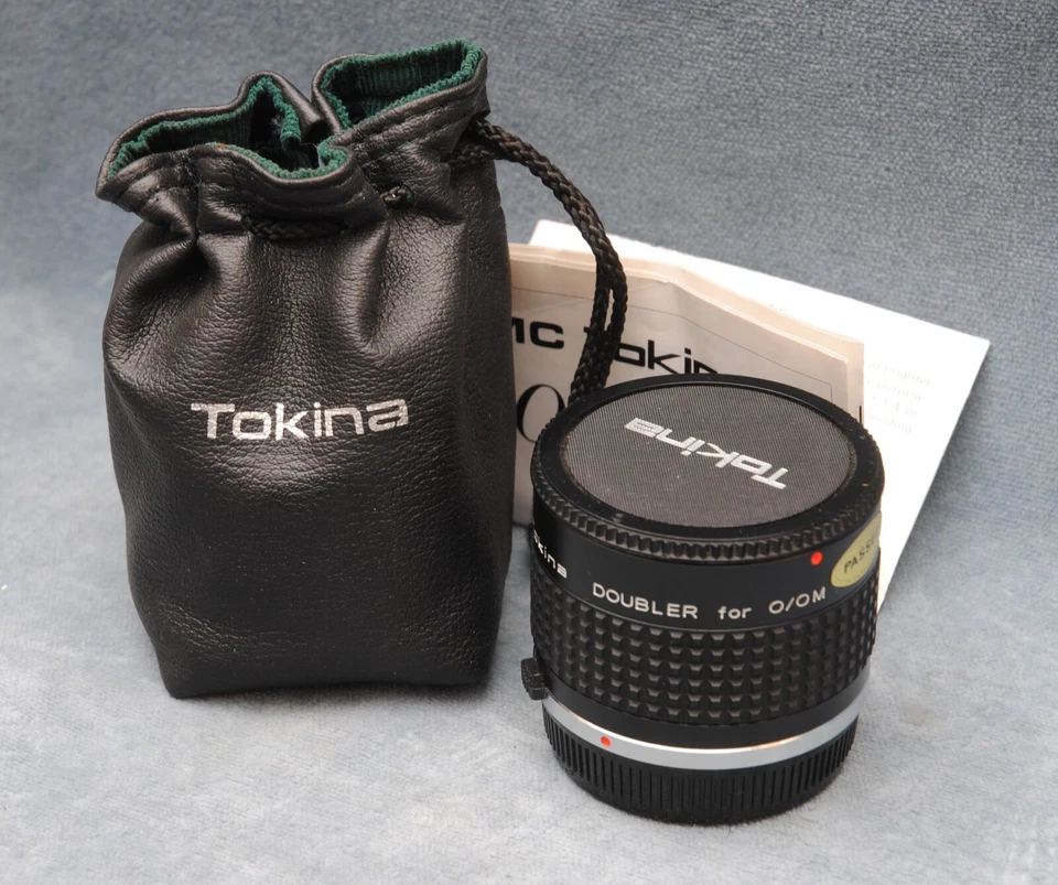 RMC ROKINA 7 ELEMENTOS 2X DOBLE PARA OLYMPUS MF OM, JAPÓN, CON TAPAS, ESTUCHE, IB Foto 1 de 1