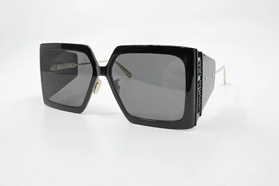 Christian Dior леди Dior черная оправа серый объектив солнцезащитные очки Италии женщин W/чехол - Изображение 1 из 4