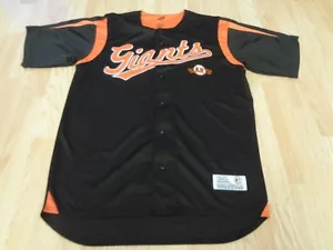 Men's San Francisco Giants L Jersey (Black) Dynasty Jersey - Picture 1 of 1