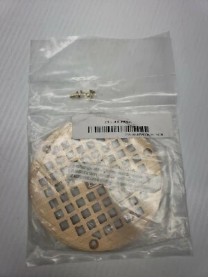 Tapón de drenaje redondo de bronce Zurn 41J516 de 5" Foto 1 de 2