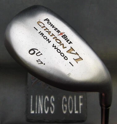 Power Bilt Citation V1 27° 6U Hybrid Regular Graphite Shaft Elite Grip - Image 1 of 4