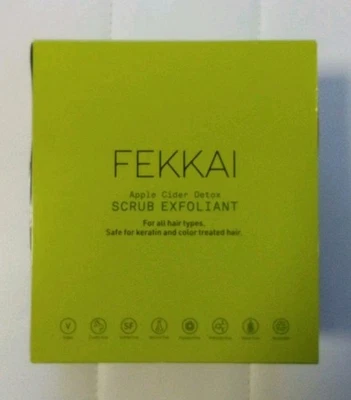 NUEVO EN CAJA EXFOLIANTE EXFOLIANTE DE DESINTOXICACIÓN DE SIDRA DE MANZANA FEKKAI PAQUETE DE 14 CAJAS PAQUETES DE UN SOLO USO Foto 1 de 4