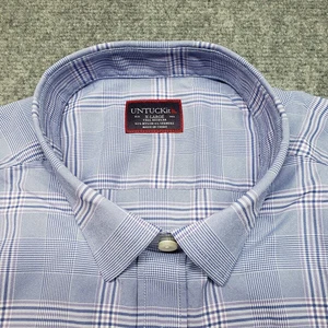 UNTUCKit Billsboro Hemd Herren XLT Reg Fit Lila Knopfleiste Langarm - Bild 1 von 8