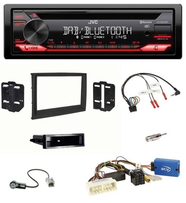 JVC CD DAB USB Bluetooth Lenkrad Autoradio für Kia Sportage QL ab 2016 schwarz - Bild 1 von 4