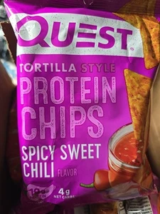 Quest Protein Chips, Spicy Sweet Chili - 20 Count. - Picture 1 of 8