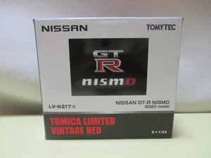 TOMY TEC Tomica Limited Vintage Neo LV-N217a 1/64 Nissan GT-R nismo 2020 White - Picture 1 of 2