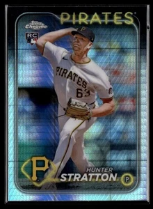 2024 Prism Refractor Hunter Stratton RC Pittsburgh Pirates #USC137 - Picture 1 of 2