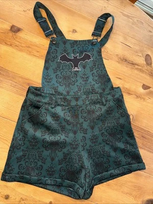 Her Universe DISNEY HAUNTED MANSION Papel Pintado MONO VERDE SHORTALLS SM Foto 1 de 4