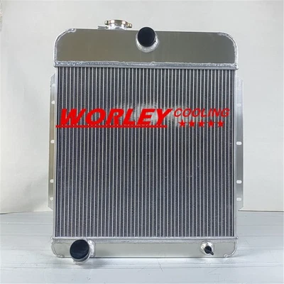 Aluminum Radiator for 1949-56 Cadillac Series 60s, 61, 62, 75 manual MT new Foto 1 de 4