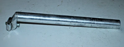 Tubo de asiento de tija de sillín de bicicleta 370/31,6 mm 30 mm desplazado plateado MTB carretera grava híbrido ~ Foto 1 de 4