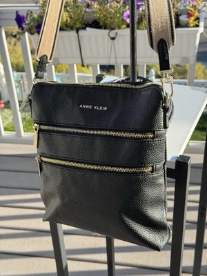 ANNE KLEIN IMPRESIONANTE BANDOLERA NEGRA EN EXCELENTE ESTADO DE LIMPIEZA, TALLA SM A MED A+ Foto 1 de 4