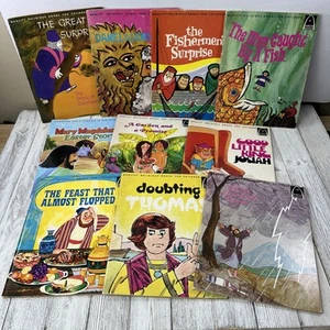 Lot of 10 Vintage Arch Books-Religious Books for Children-Bible Study - Picture 1 of 16