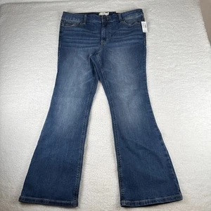 Maurices Jeans Mujer 12 Corto Clásico Bota Ajustada Tiro Medio Elastizado Denim Azul Nuevo con Etiquetas - Imagen 1 de 15