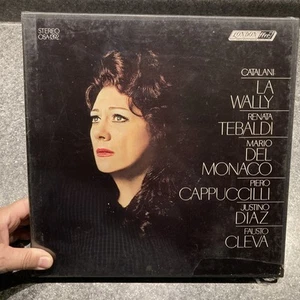 Catalani La Wally Tebaldi, Monaco, Cappuccilli, Diaz, Cleva Box Set OSA 1392 - Bild 1 von 5