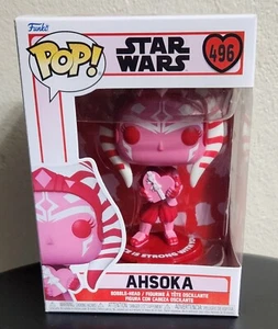 Funko POP! Star Wars | Valentinstag | Ahsoka | #496 | mit weichem Schutz - Bild 1 von 6