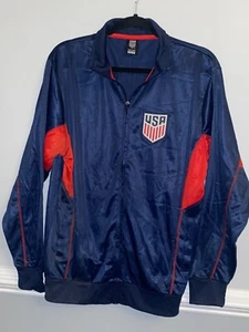 Icon Sports Officially Licensed USA Soccer Full Zip Training Soccer Track Jacket - Picture 1 of 7