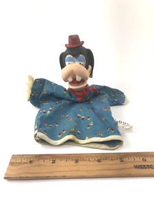Vintage Pippo testa di gomma pupazzo mano Walt Disney naso mancante - Foto 1 di 5