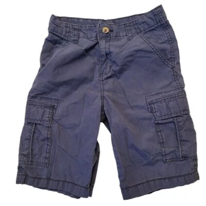 Oshkosh B'gosh Blue Cargo Shorts 100% Cotton Boys 7X - Picture 1 of 11