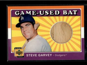 STEVE GARVEY 2001 UPPER DECK DECADE OF THE 1970's GAME USED BAT RELIC AH8965